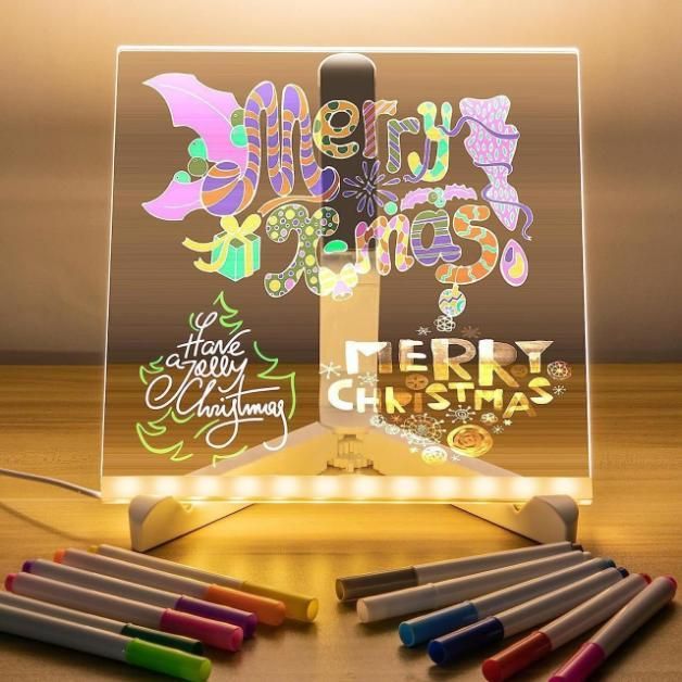 🌈 3D LED Light Writing Pad ✨