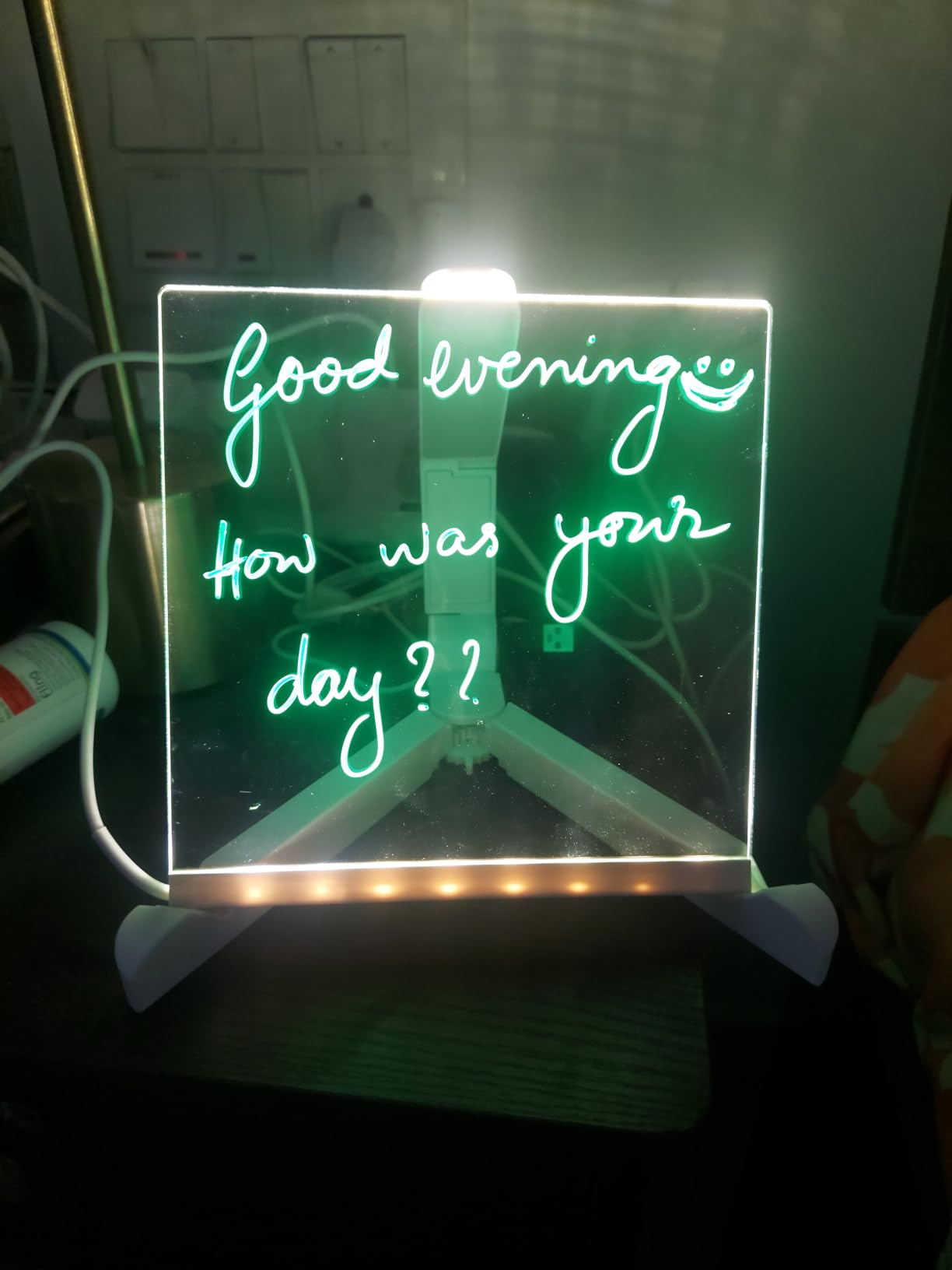 🌈 3D LED Light Writing Pad ✨