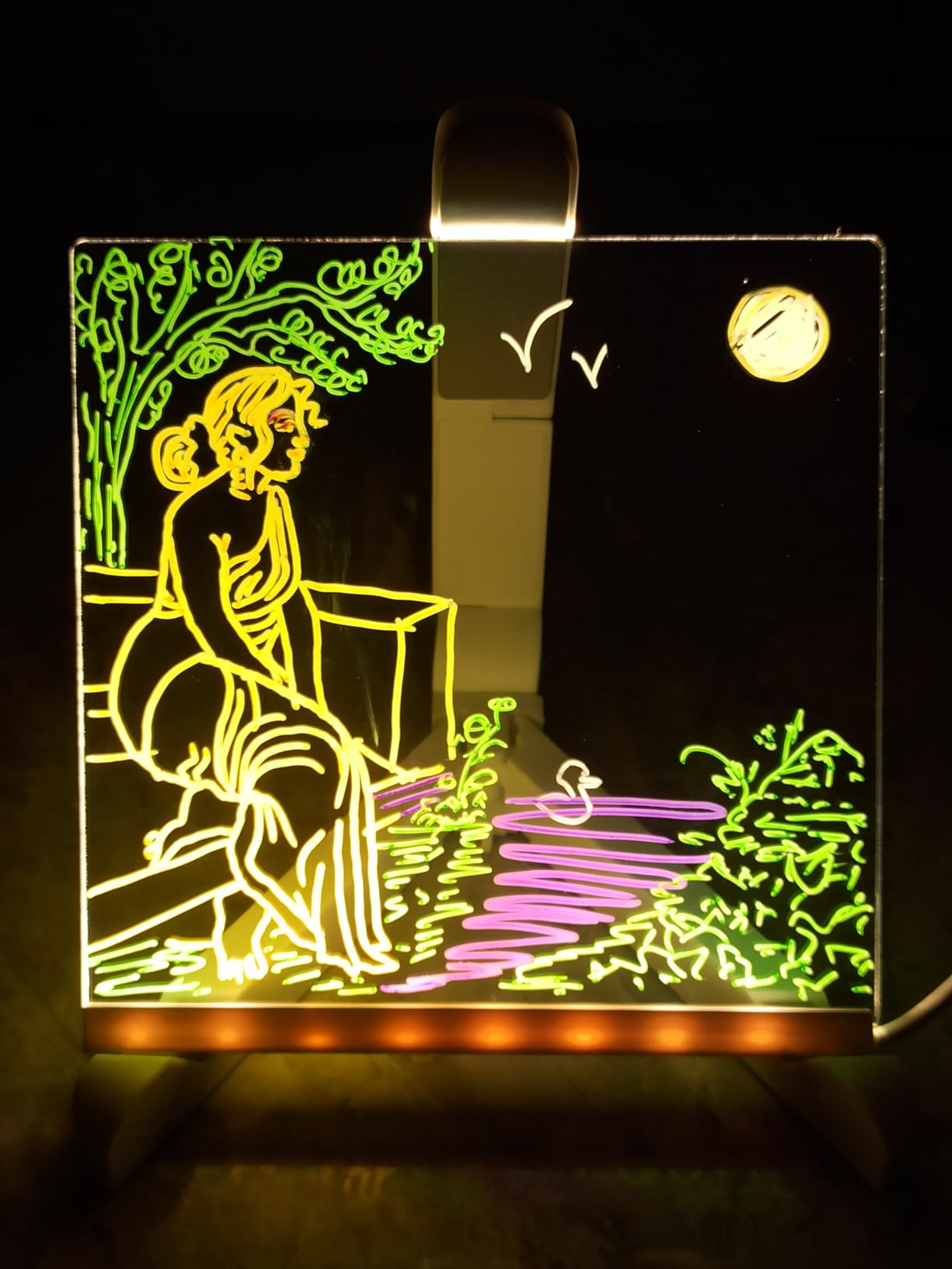 🌈 3D LED Light Writing Pad ✨